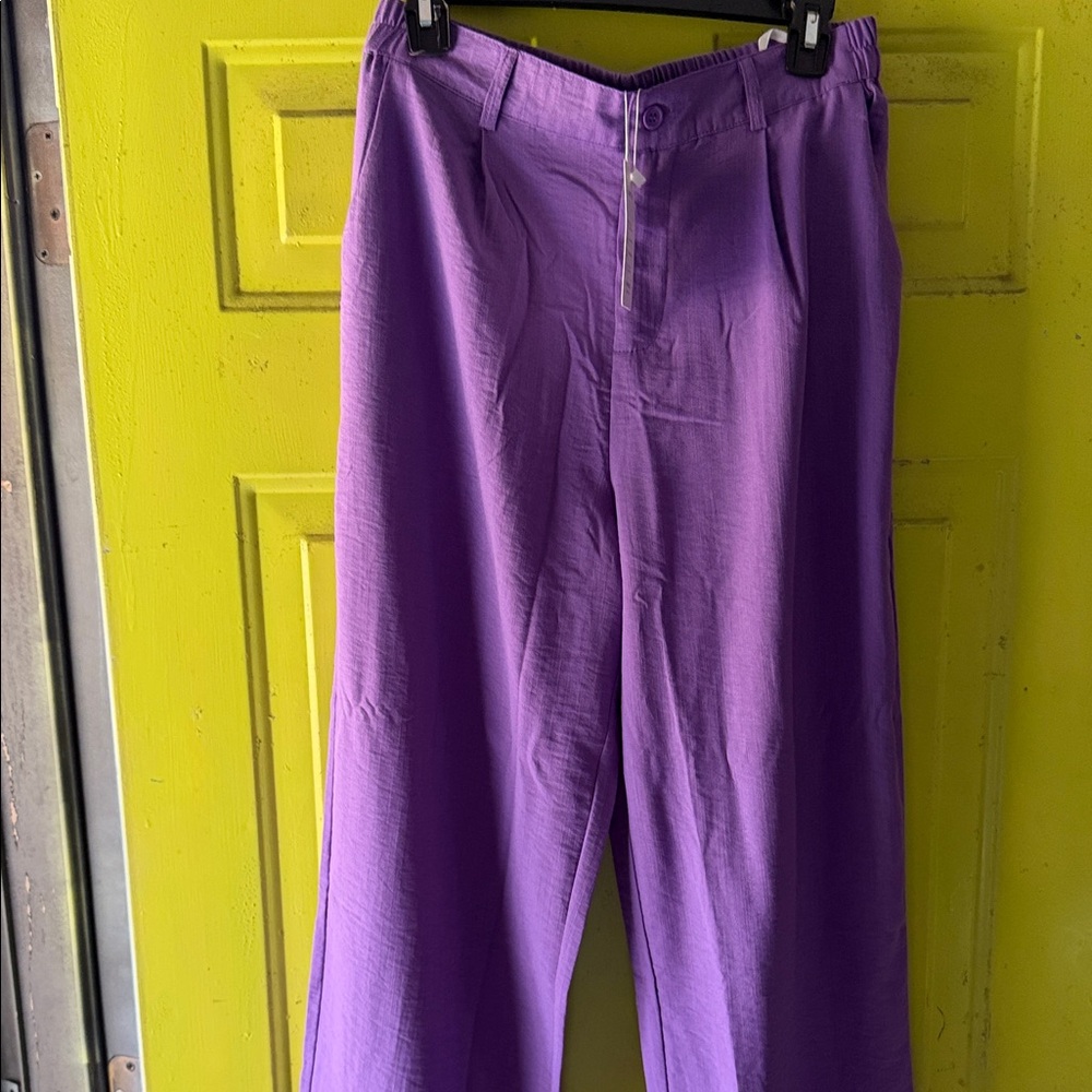 Elegant Women's Purple Pants